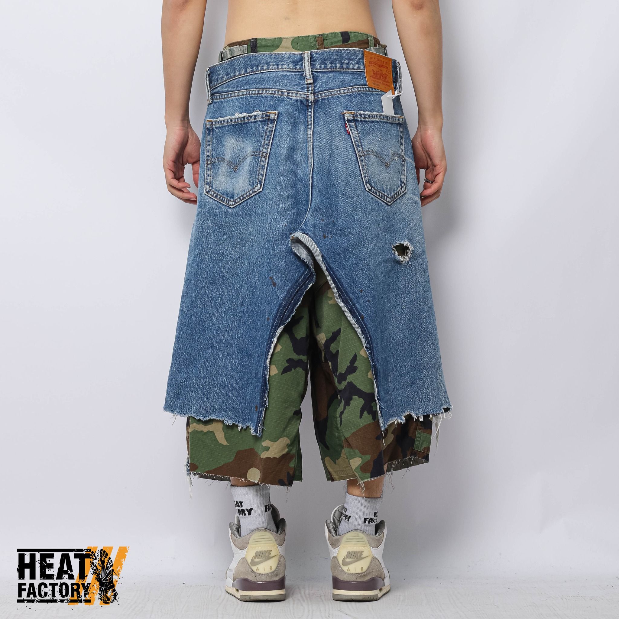 Dddchaosss x Heat Factory Layer Jeans 