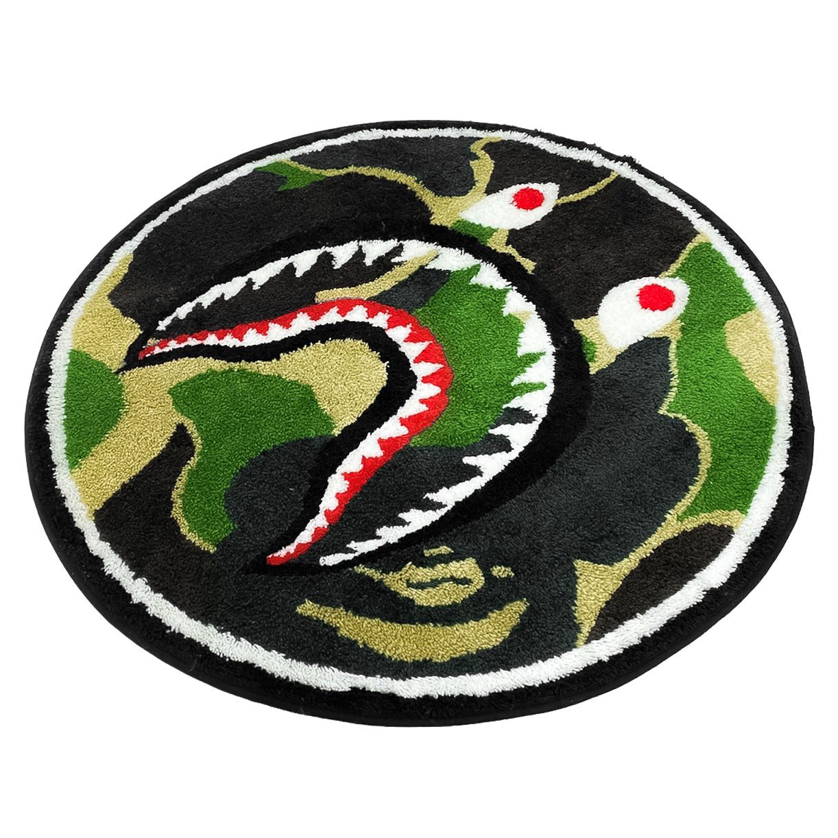 Bape Rug ABC Camo Shark (Green) 