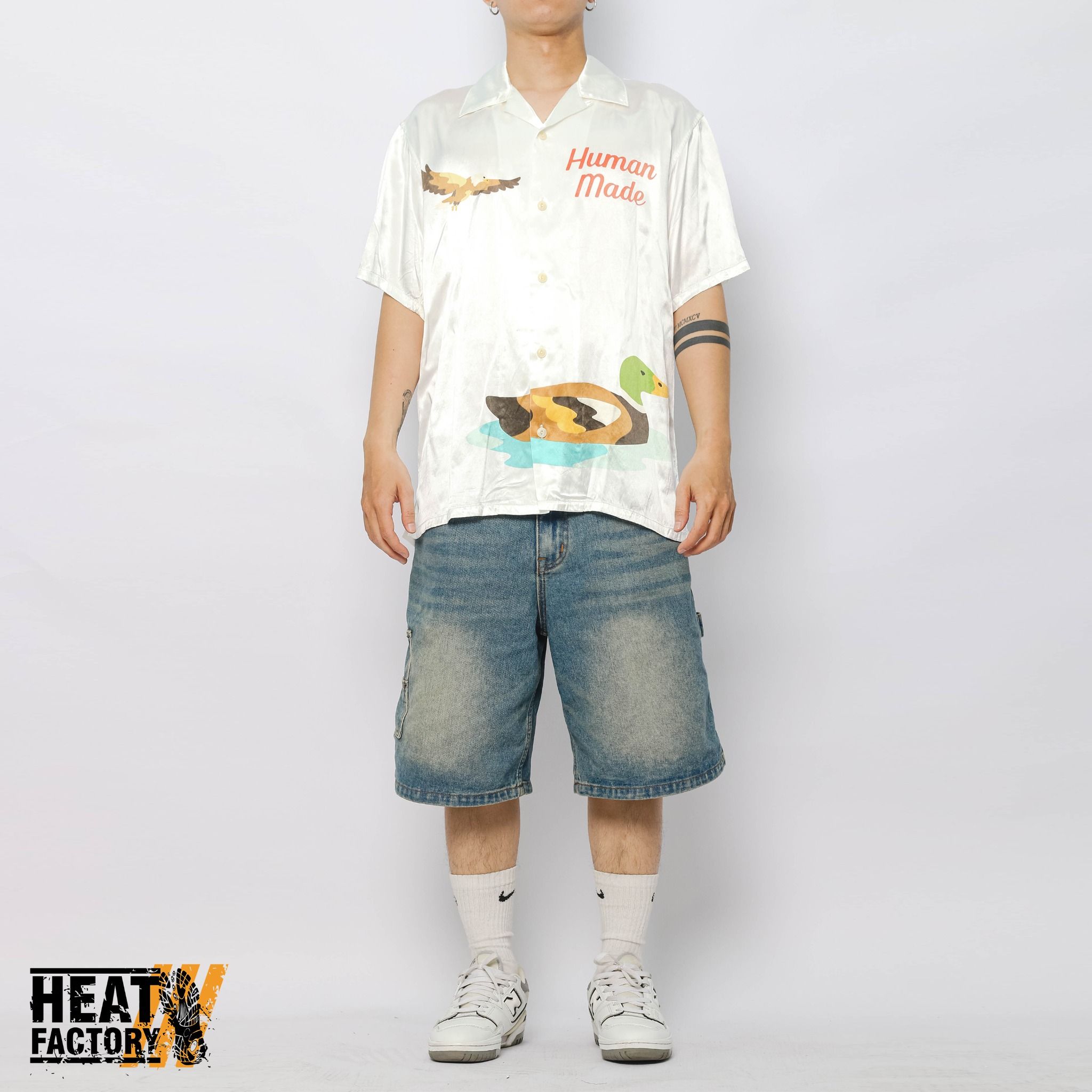  Human Made Shirt Aloha (White) (Like New) 