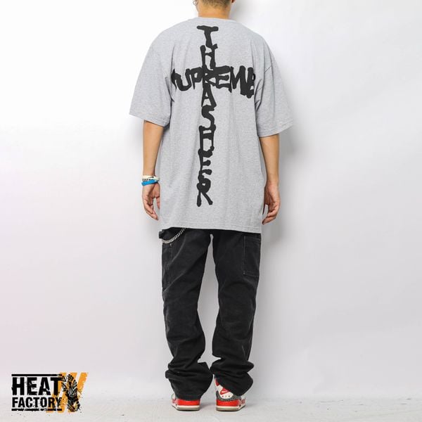  Supreme Tee Thrasher Cross (Heather Grey) 
