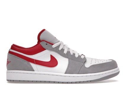  Jordan 1 Low Light Smoke Grey Gym Red 