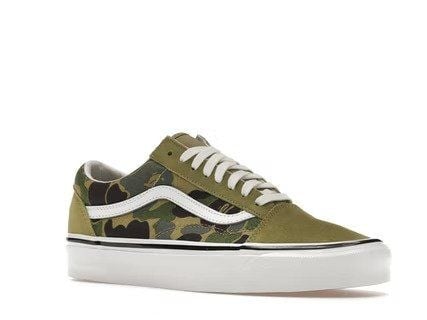  Vans Old Skool x Bape Green Camo 