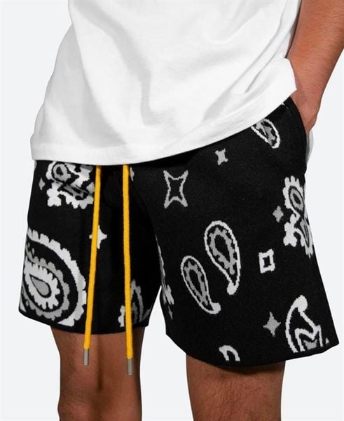  MNML Shorts Paisley (Black) 