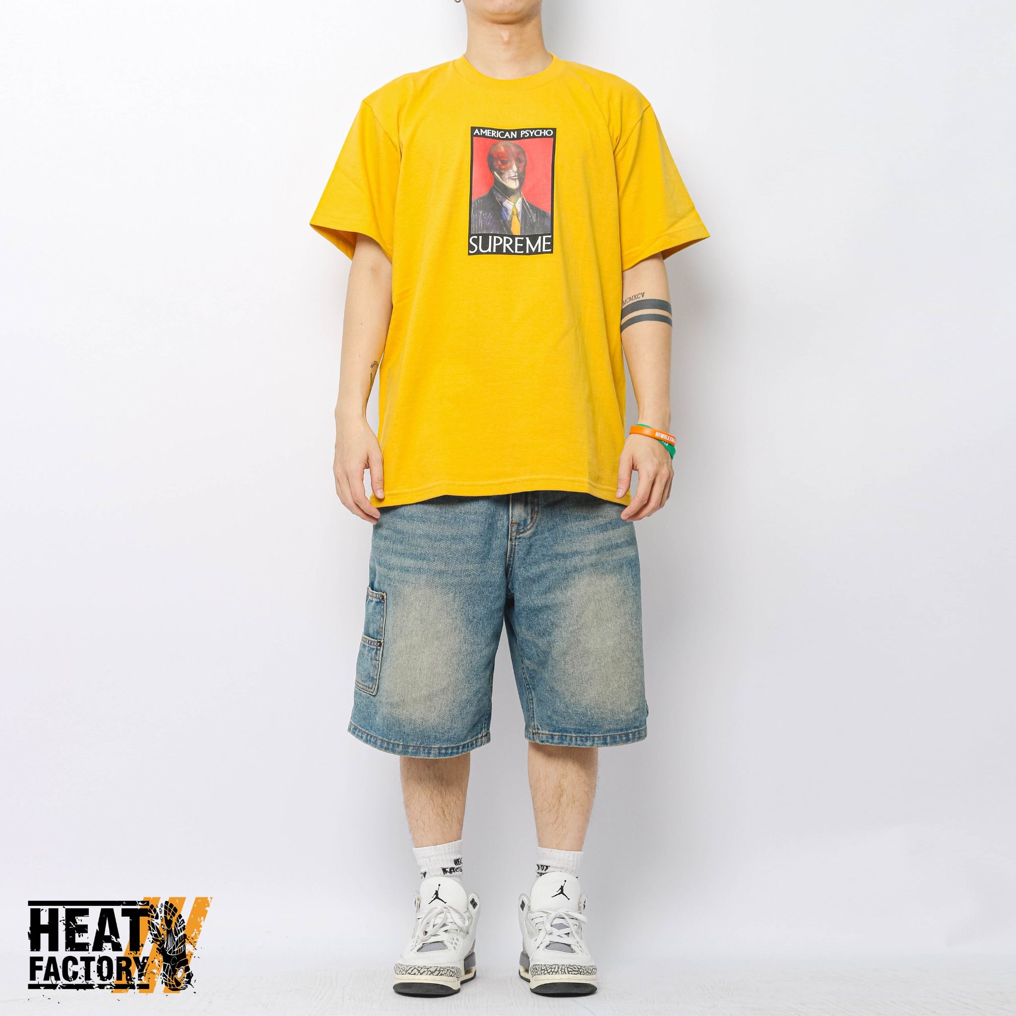  Supreme Tee American Psycho (Mustard) 