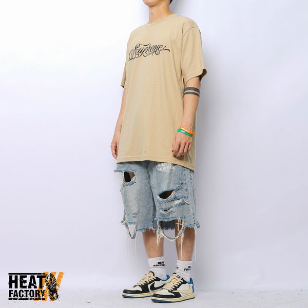  Supreme Tee Script (Khaki) 