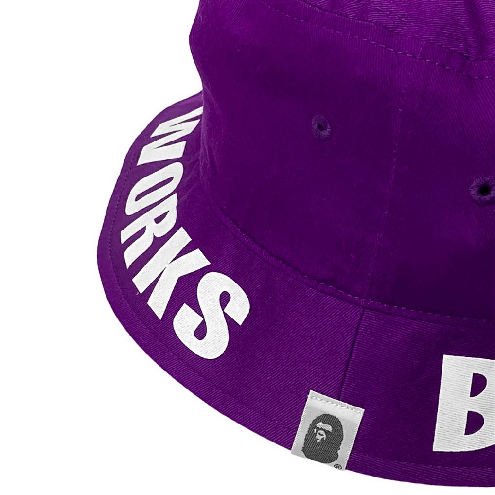  Bape Bucket Busy Work (Purple) 