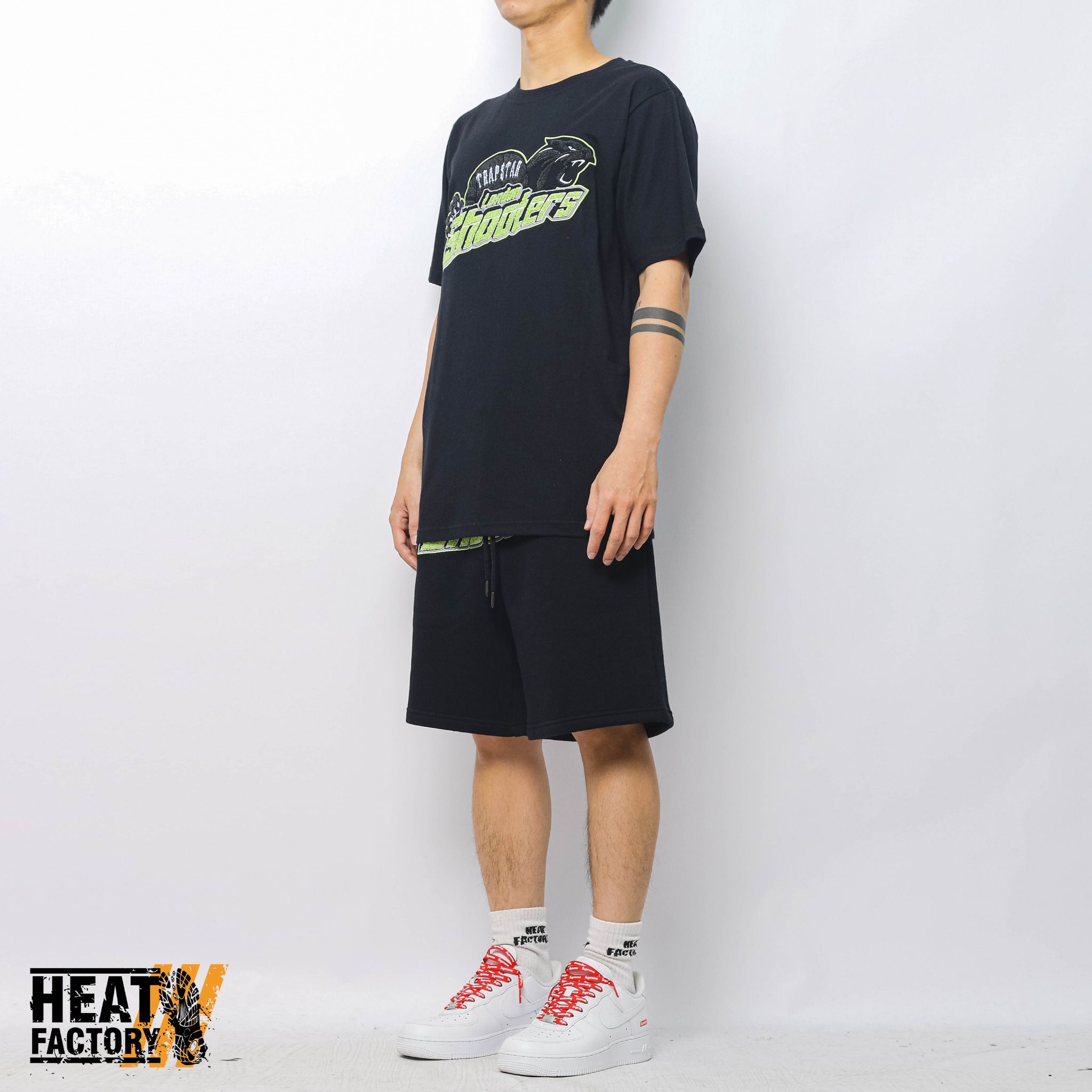  TRAPSTAR London Set Shooters (Black/Neon) 