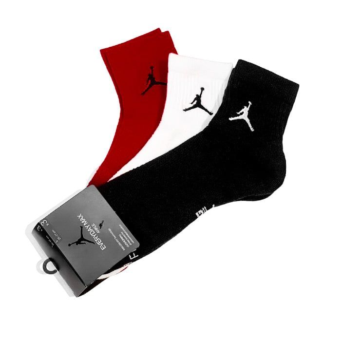  Pack Socks Jordan (Black/Red/White) 