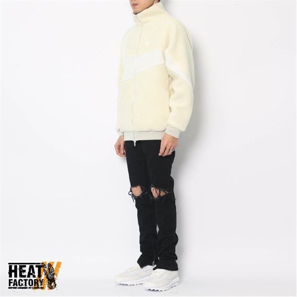  Nike Jacket Big Swoosh (Cream/White) 