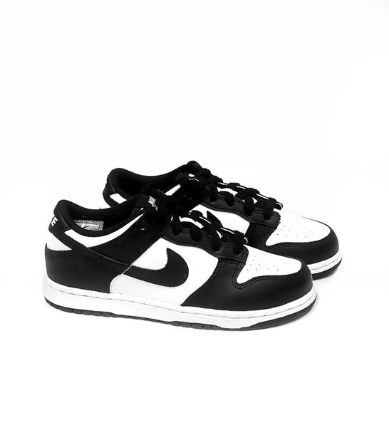  Kids Nike Dunk Low Black & White 