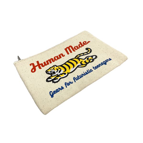  Human Made Bank Pouch Tiger (White) 