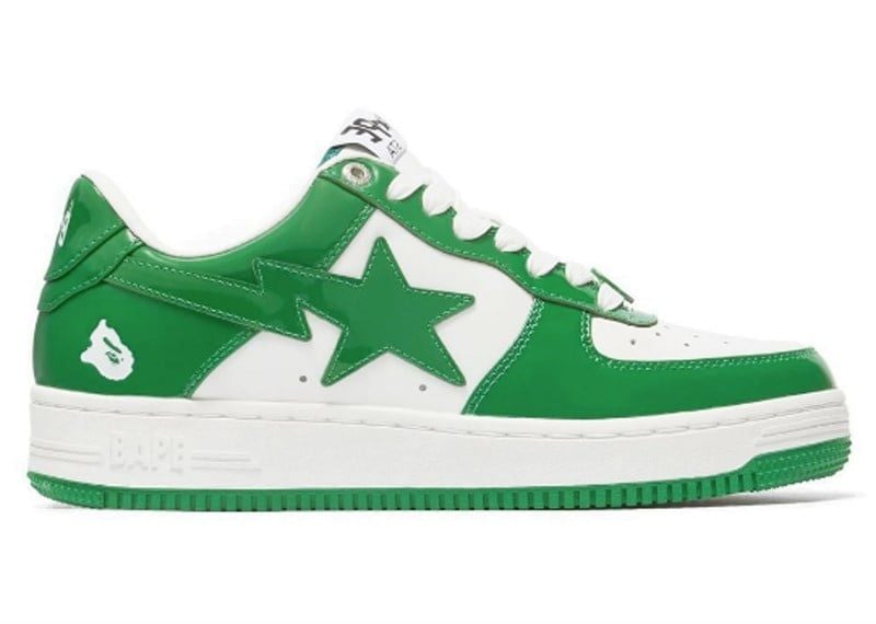 Bape Sta Patent Leather (Green) 