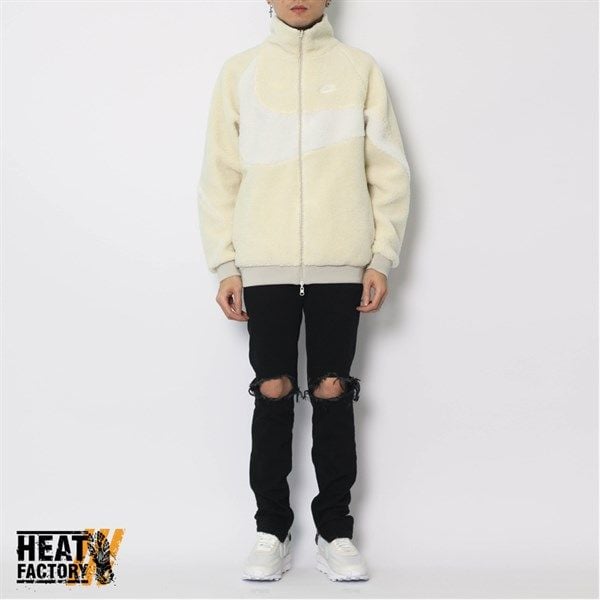  Nike Jacket Big Swoosh (Cream/White) 