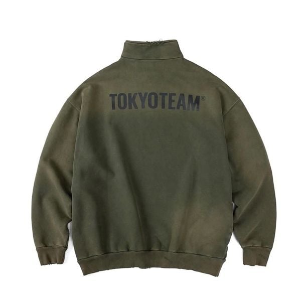  TokyoTeam Sweatshirt 1/4 Zip (Green) 