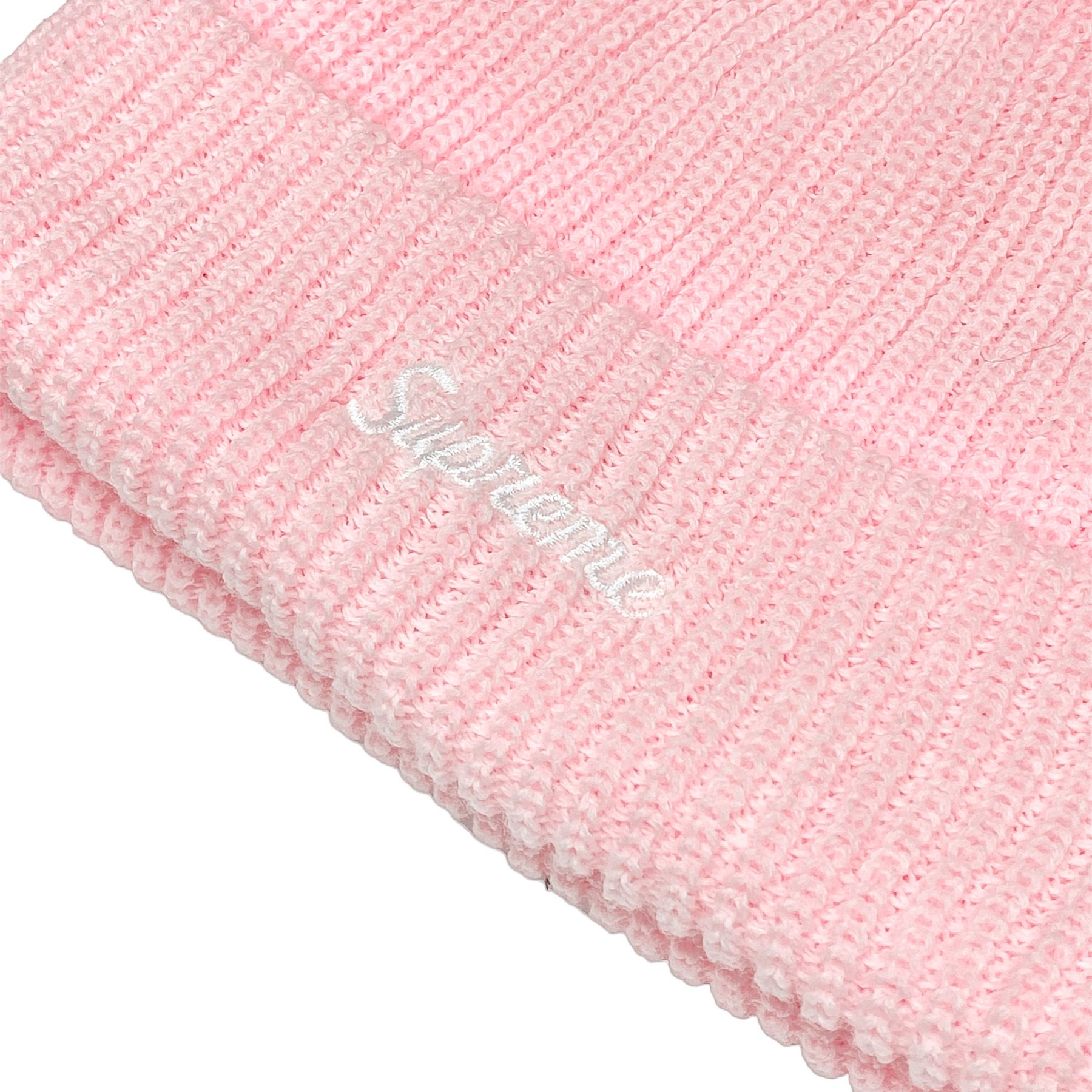  Supreme Beanie Loose Gauge SS21 (Neon Pink) 