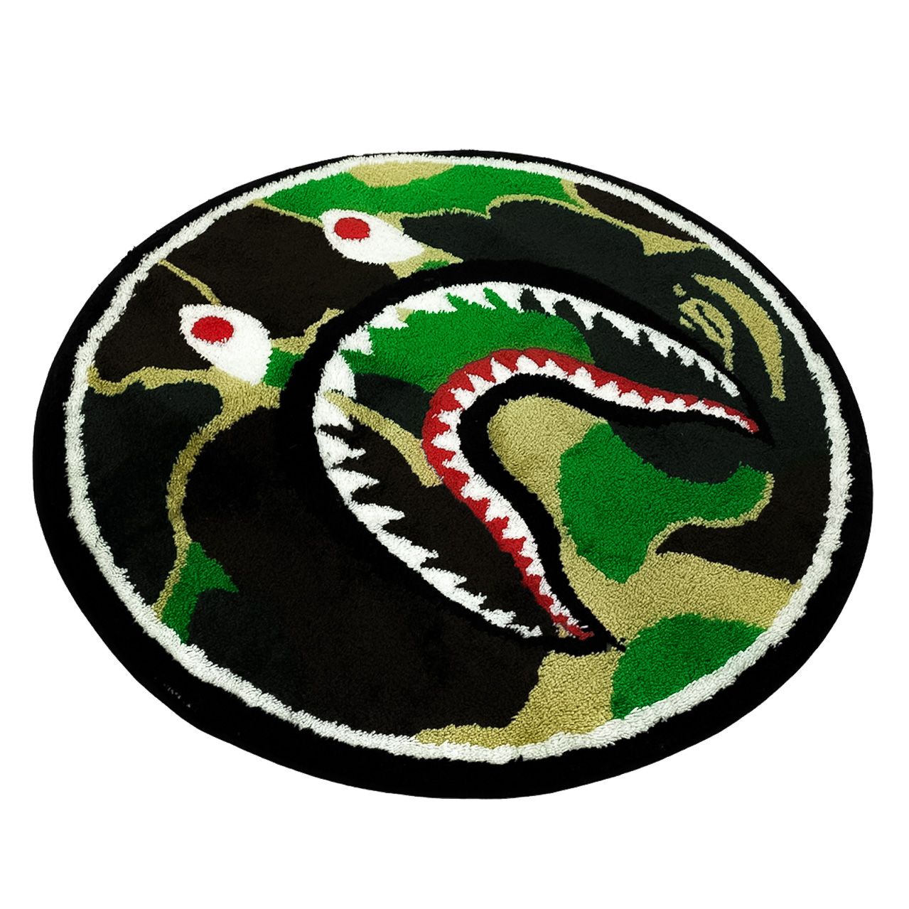  Bape Rug ABC Camo Shark (Green) 