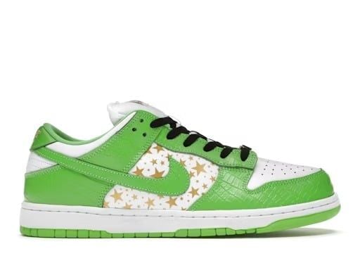  Nike SB Dunk Low x Supreme Stars Green 