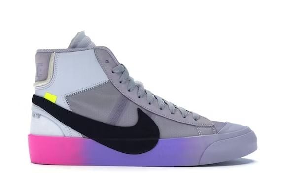  Nike Blazer Mid x Off White Wolf Grey Serena Queen (Used) (No Box) 