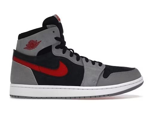  Jordan 1 High Zoom Air CMFT 2 Black Fire Red Cement 