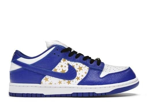  Nike SB Dunk Low x Supreme Stars Hyper Royal 