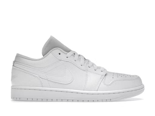  Jordan 1 Low All White 
