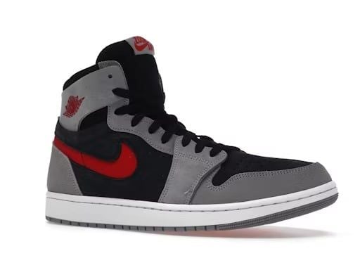  Jordan 1 High Zoom Air CMFT 2 Black Fire Red Cement 