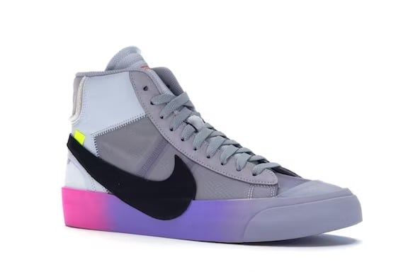  Nike Blazer Mid x Off White Wolf Grey Serena Queen (Used) (No Box) 