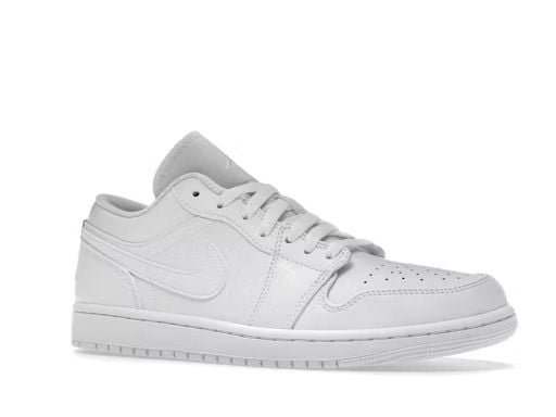  Jordan 1 Low All White 