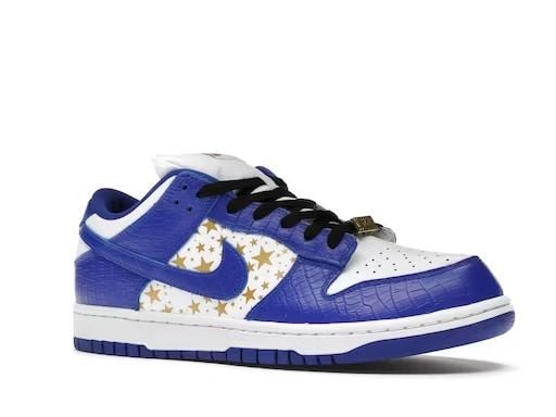  Nike SB Dunk Low x Supreme Stars Hyper Royal 