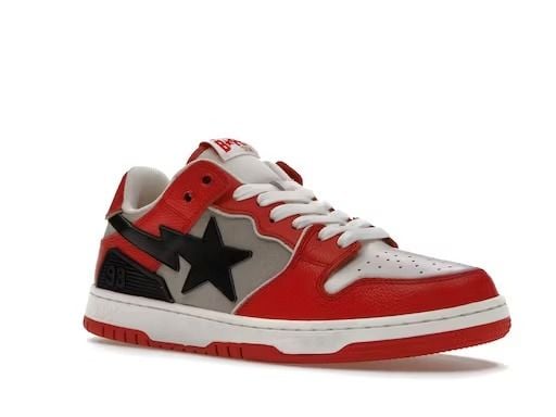  Bape Sta SK8 Red Grey 