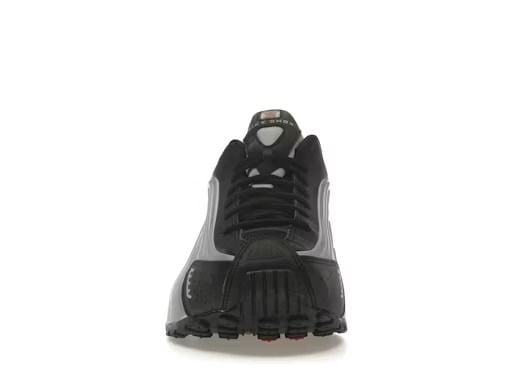  Nike Shox R4 Black Metallic Silver 