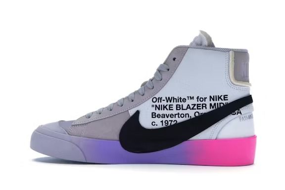  Nike Blazer Mid x Off White Wolf Grey Serena Queen (Used) (No Box) 
