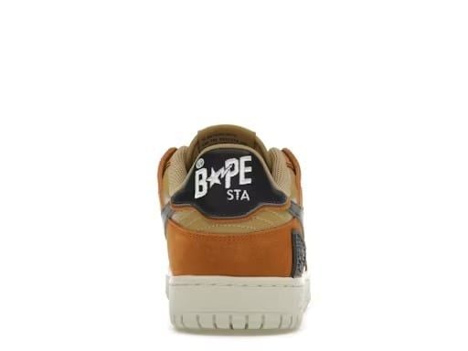  Bape Sta Sk8 Beige Navy 