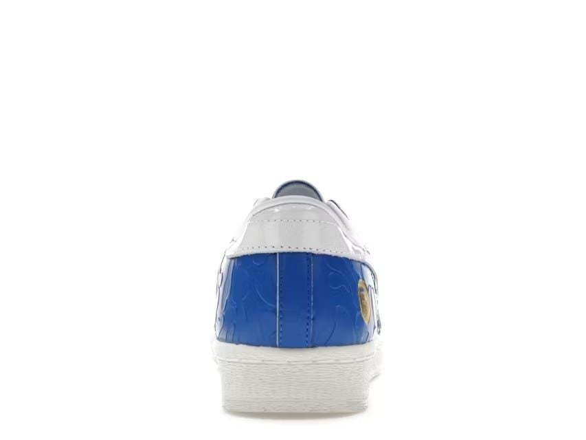  Bape x Adidas Superstar Vintage Blue White 