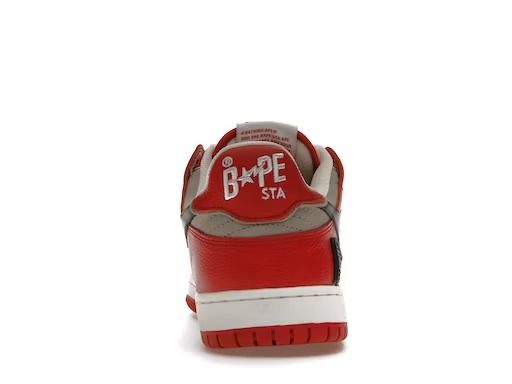  Bape Sta SK8 Red Grey 