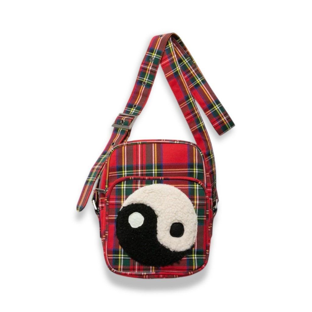  CPFM Shoulder Bag Check Adventure (Red) 