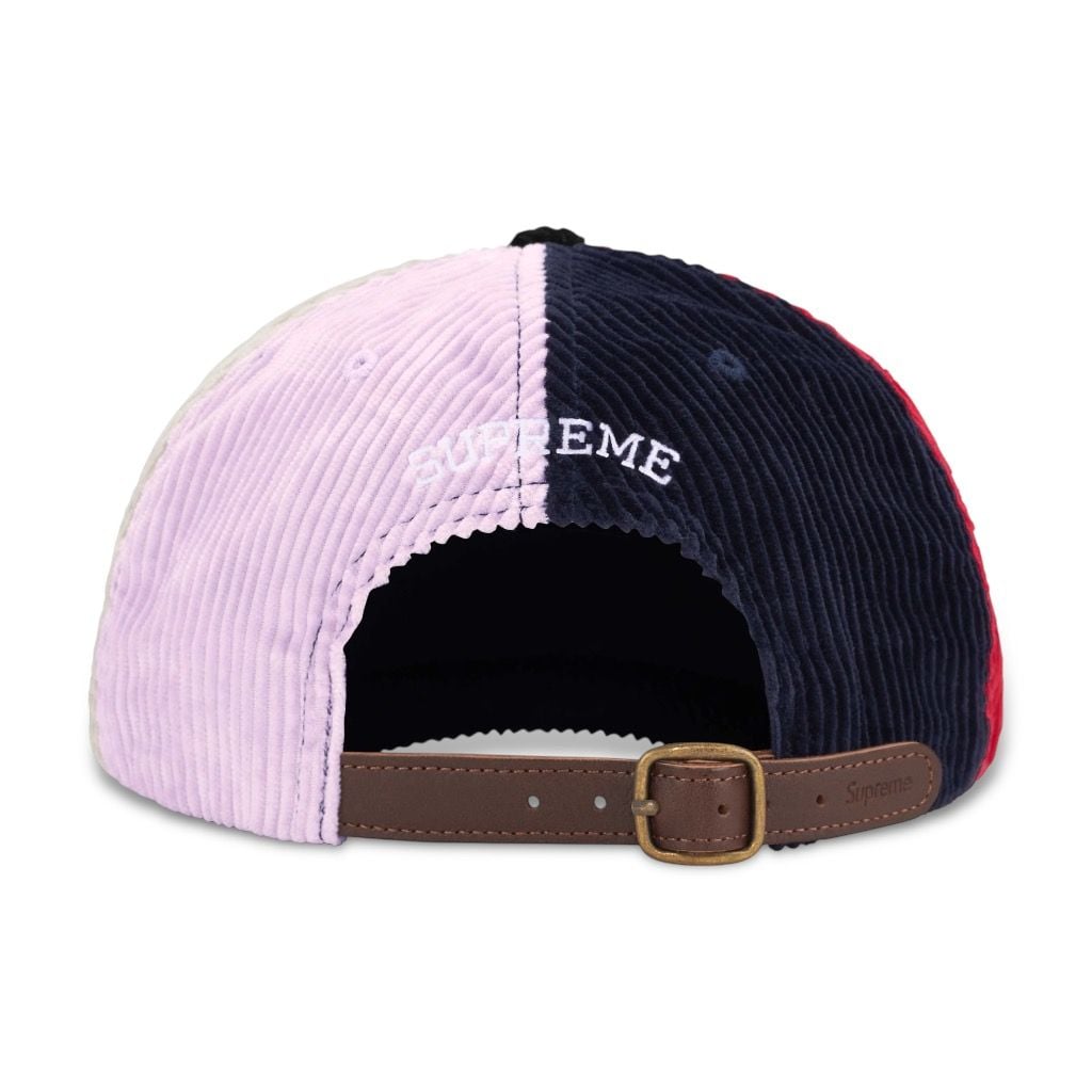  Supreme Cap Corduroy S Logo 6 Panel (Multicolor) 