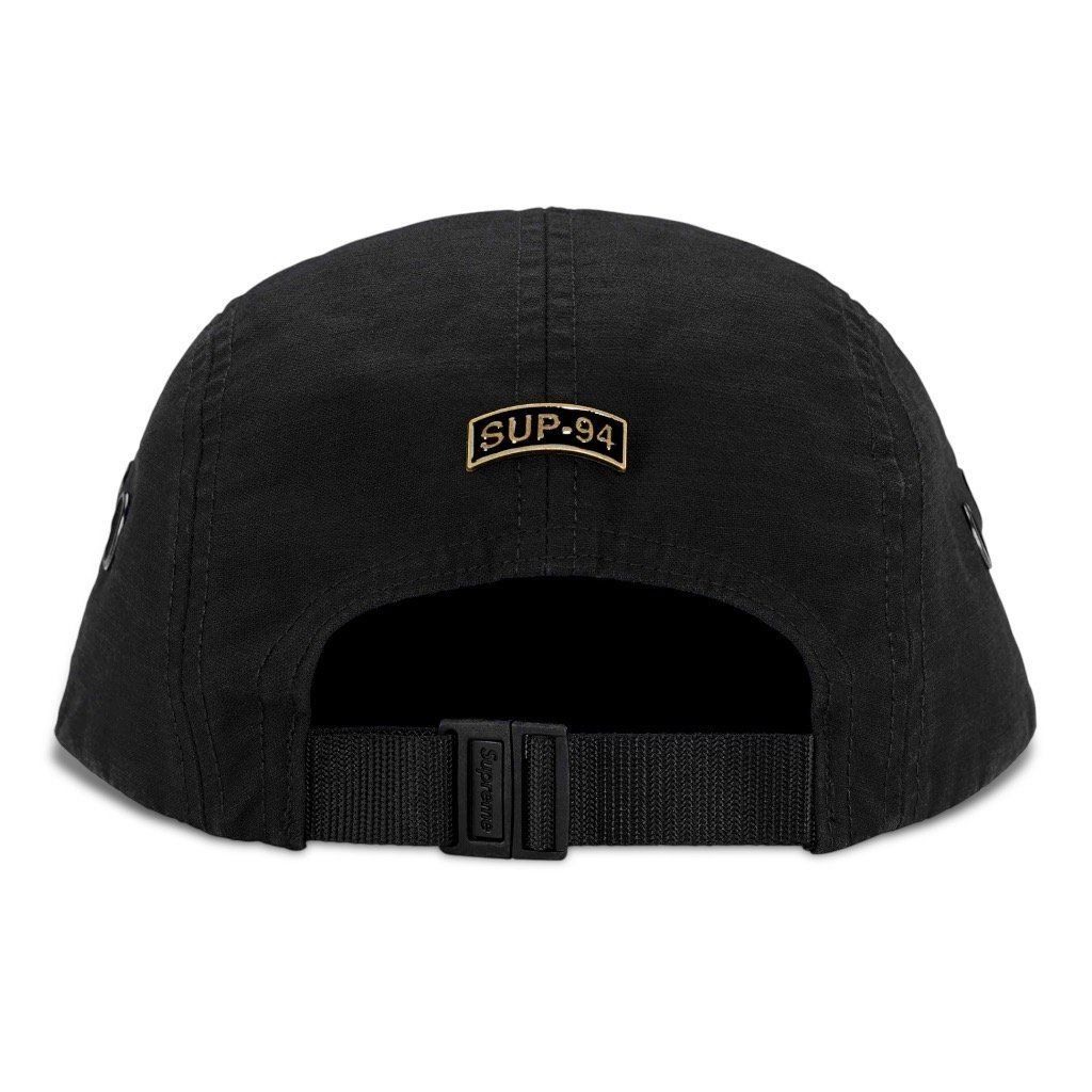  Supreme Cap Military Camp FW24 (Black) 