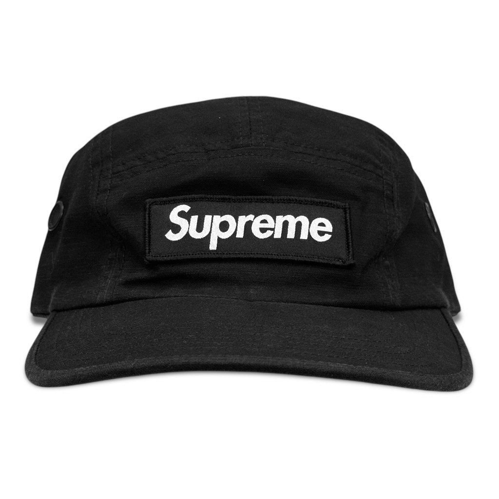  Supreme Cap Military Camp FW24 (Black) 