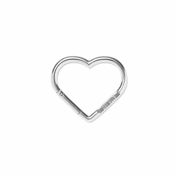  Human Made Carabiner Heart (Silver) 