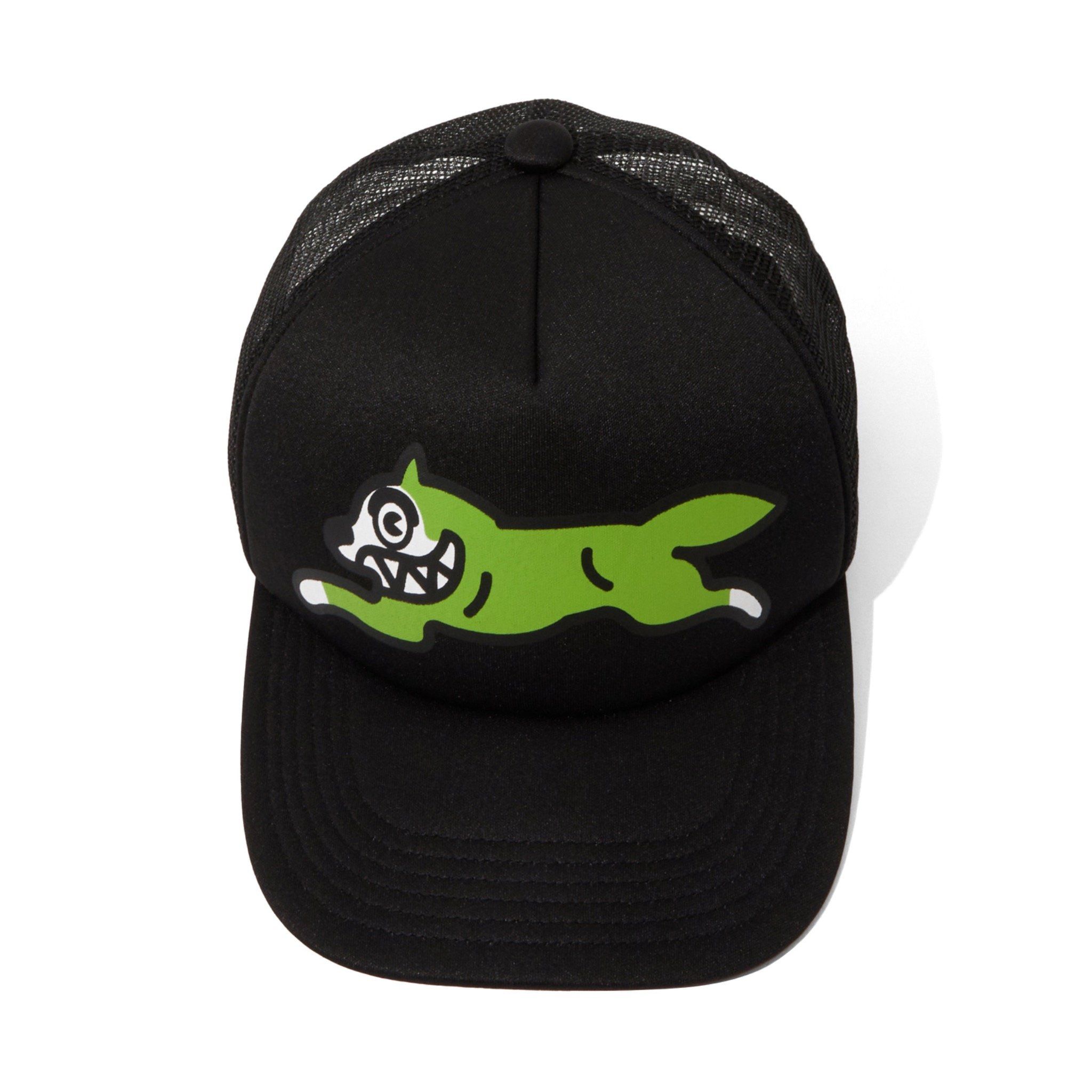  Ice Cream Mesh Cap Running Dog (Black) 