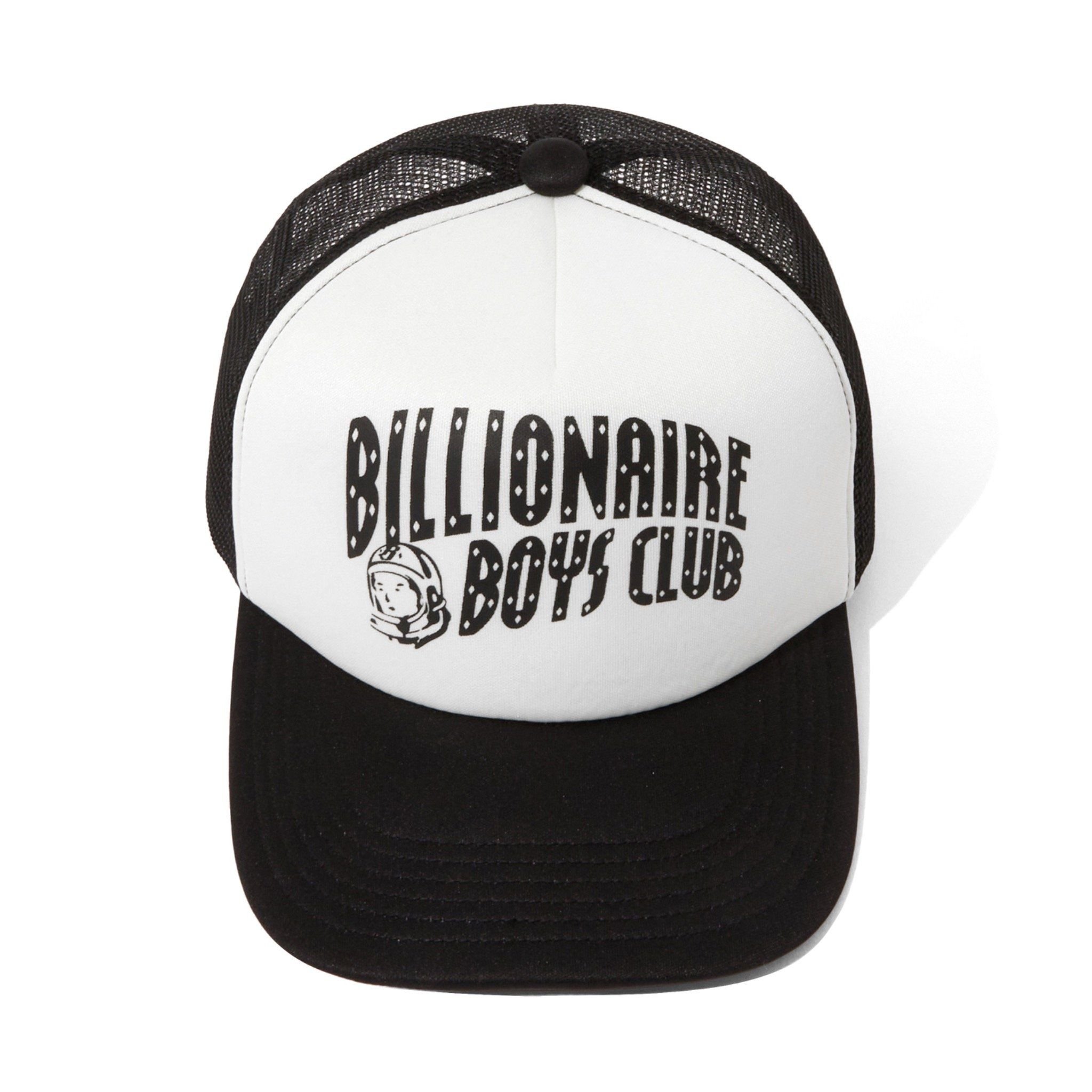  Billionaire Boys Club Mesh Cap Arch Logo (White/Black) 