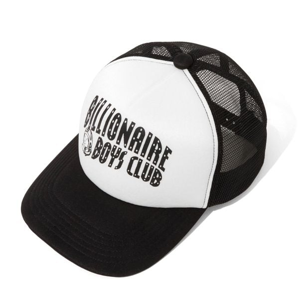  Billionaire Boys Club Mesh Cap Arch Logo (White/Black) 