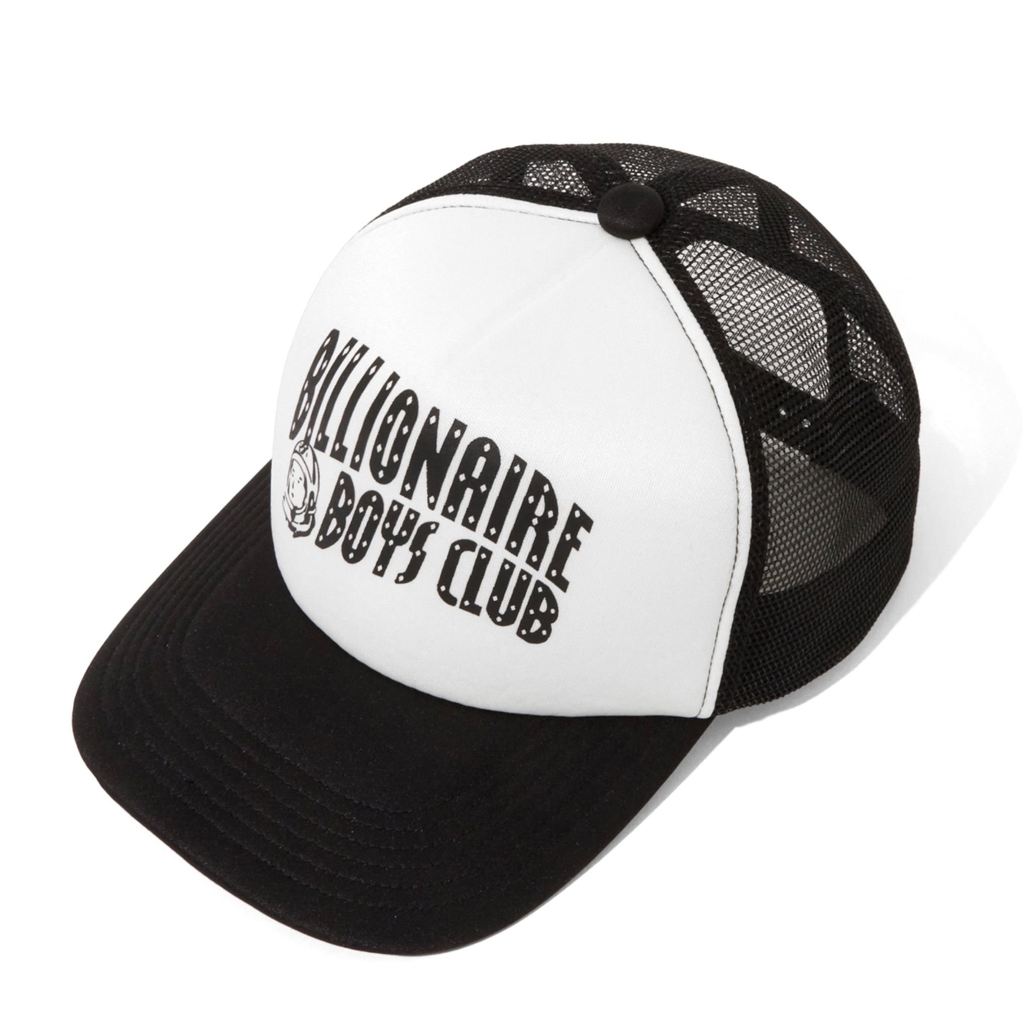  Billionaire Boys Club Mesh Cap Arch Logo (White/Black) 