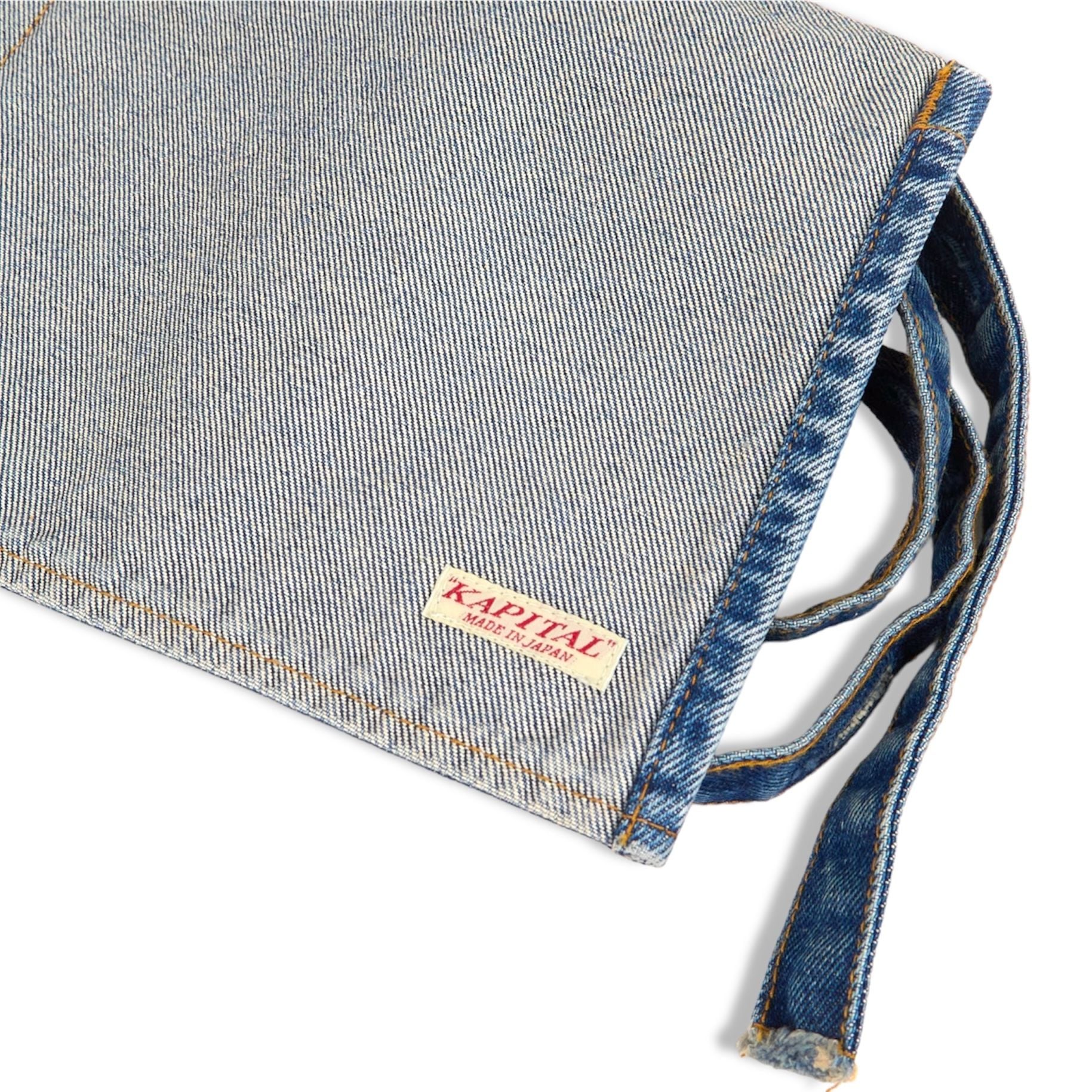  Kapital Short Apron Denim 14Oz (Blue) 
