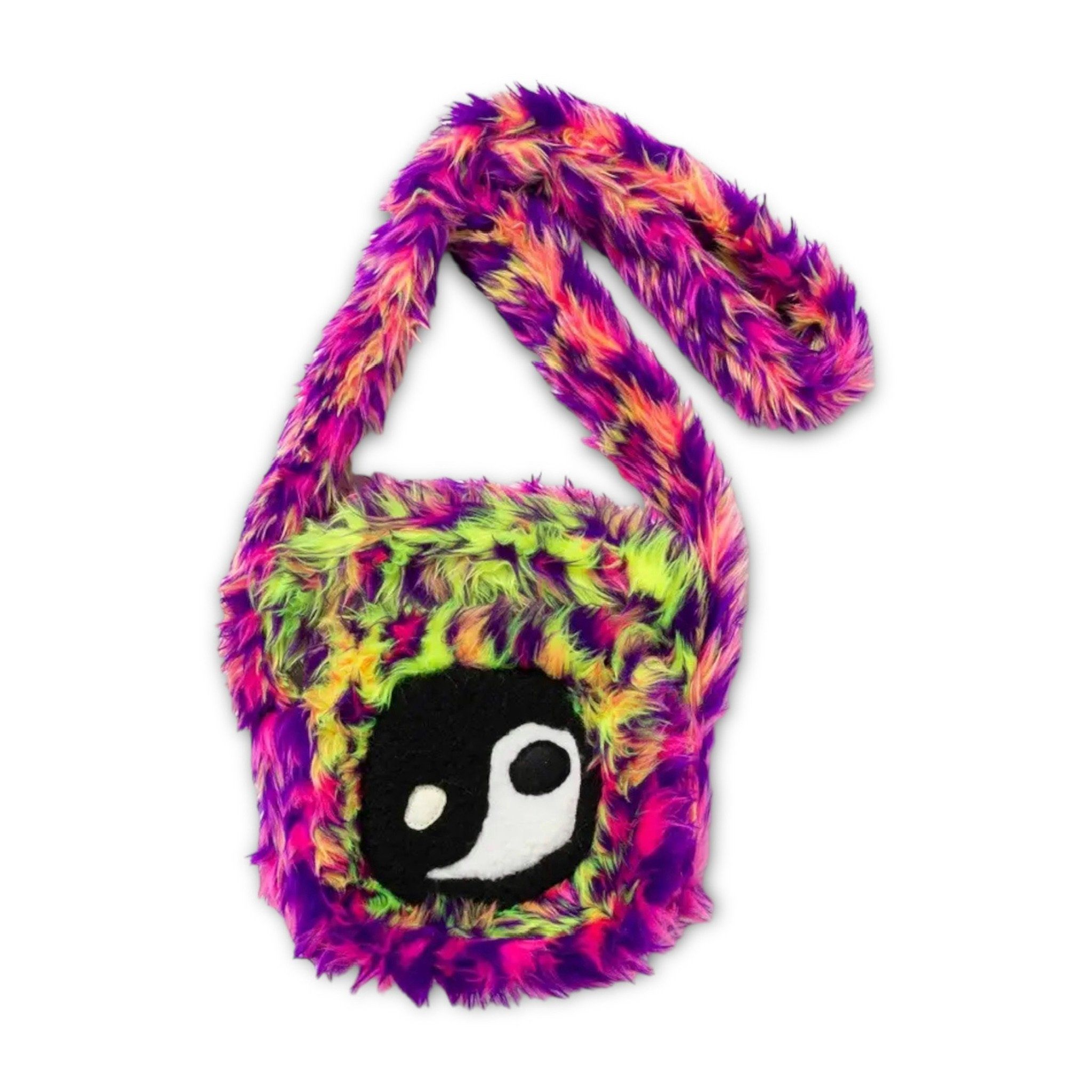  CPFM Shoulder Bag Fur Hair Neon Adventure 