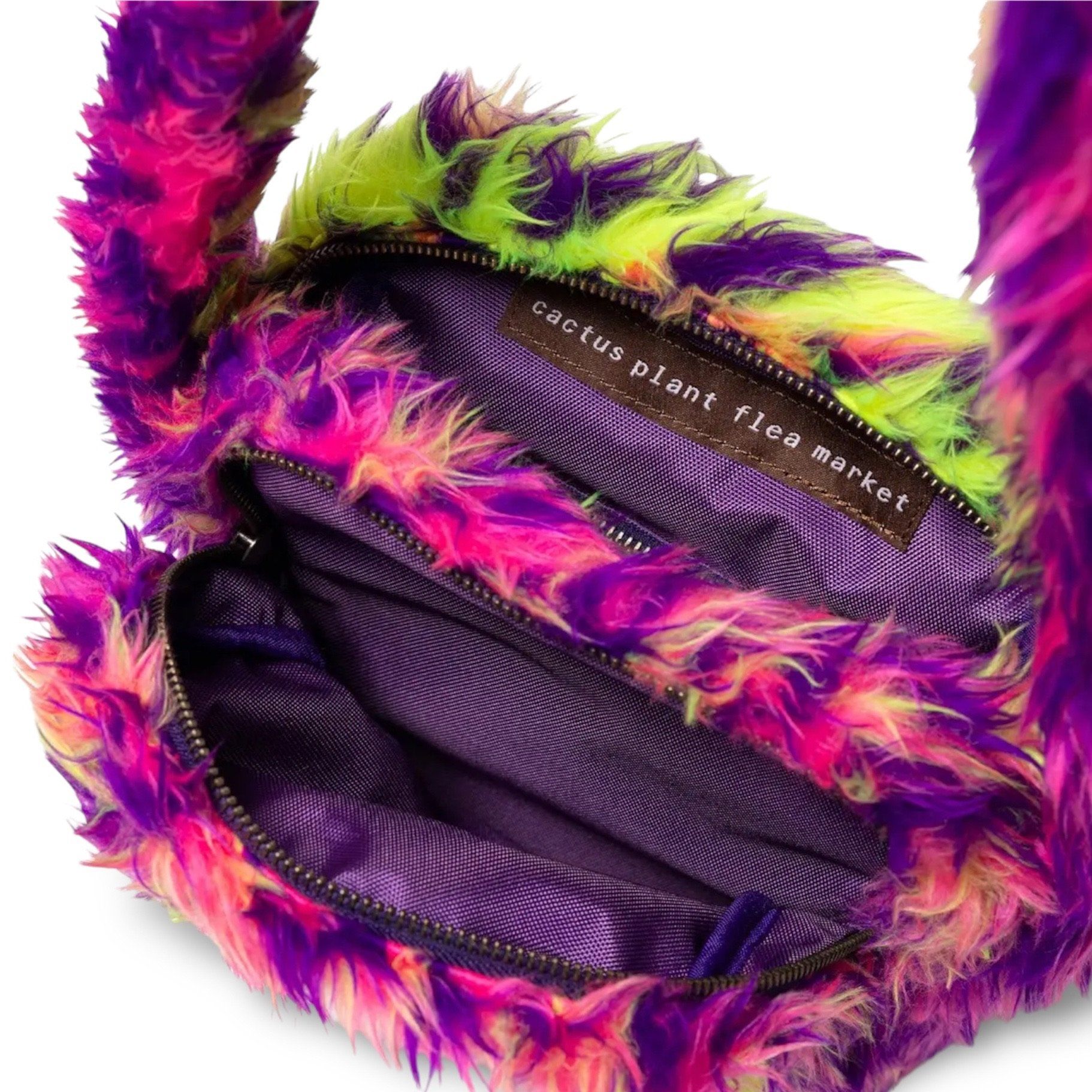  CPFM Shoulder Bag Fur Hair Neon Adventure 