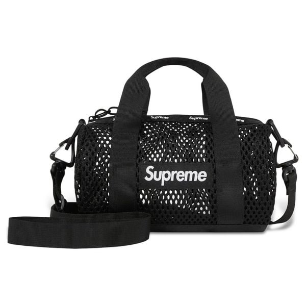  Supreme Mesh Mini Duffle Bag (Black) 