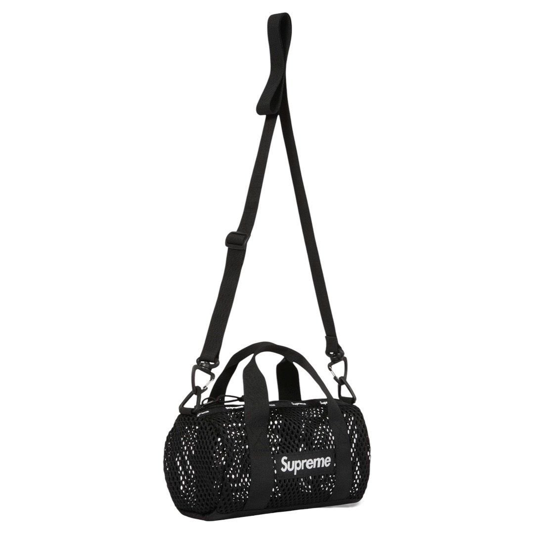  Supreme Mesh Mini Duffle Bag (Black) 