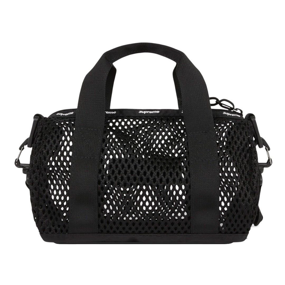  Supreme Mesh Mini Duffle Bag (Black) 